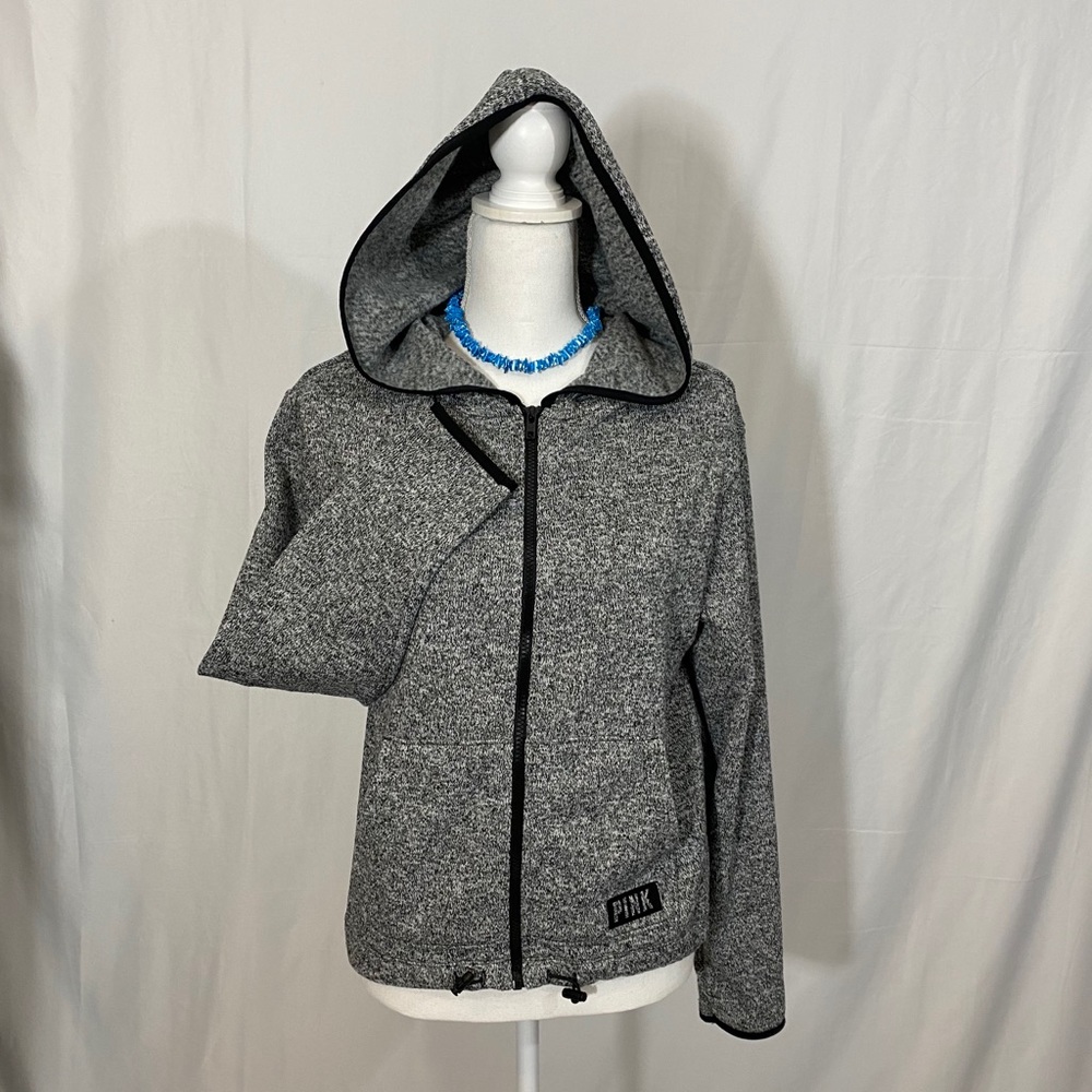 PINK ZIP-UP HOODIE